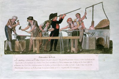 Officina dei fabbricanti di fucili da Lesueur Brothers